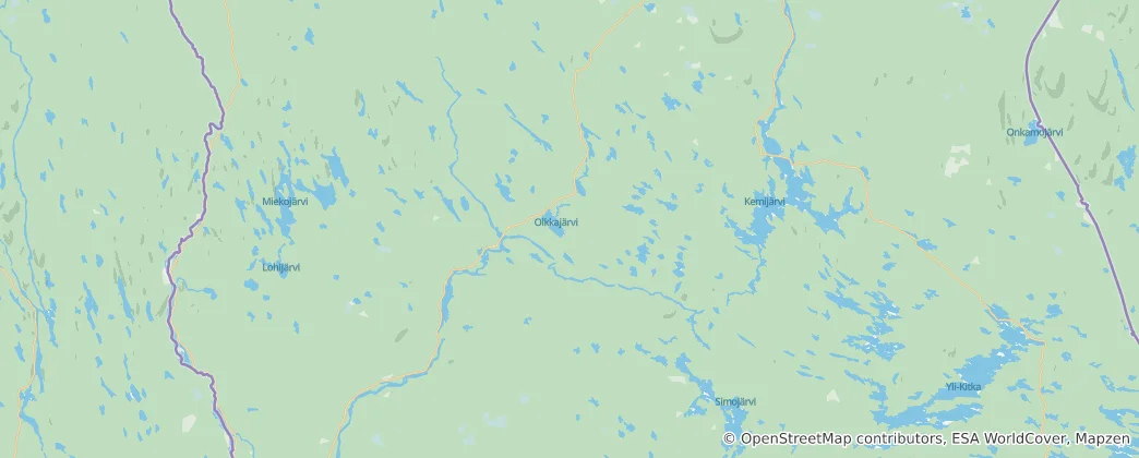 Map of Rovaniemi