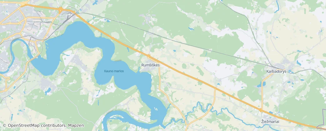 Rumšiškės — Map