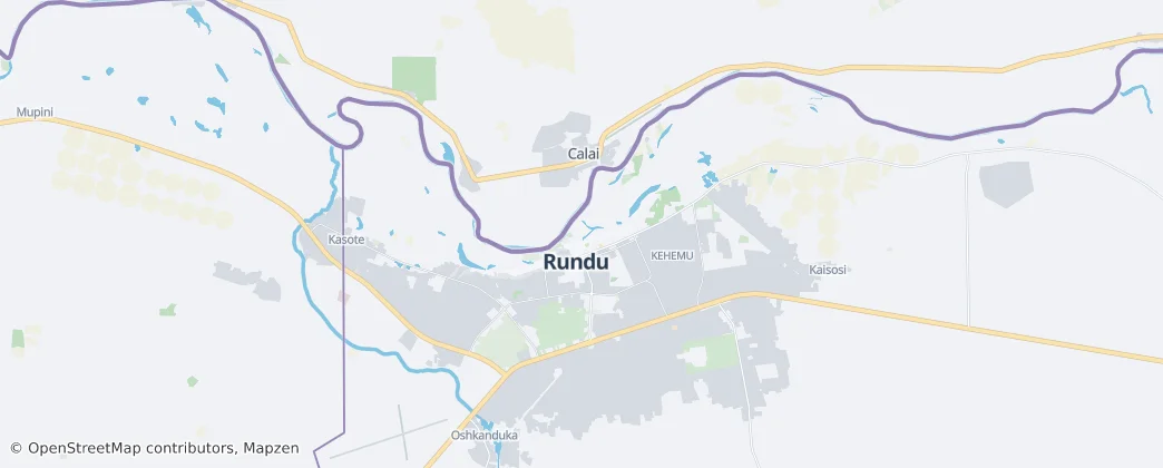 Rundu — Map