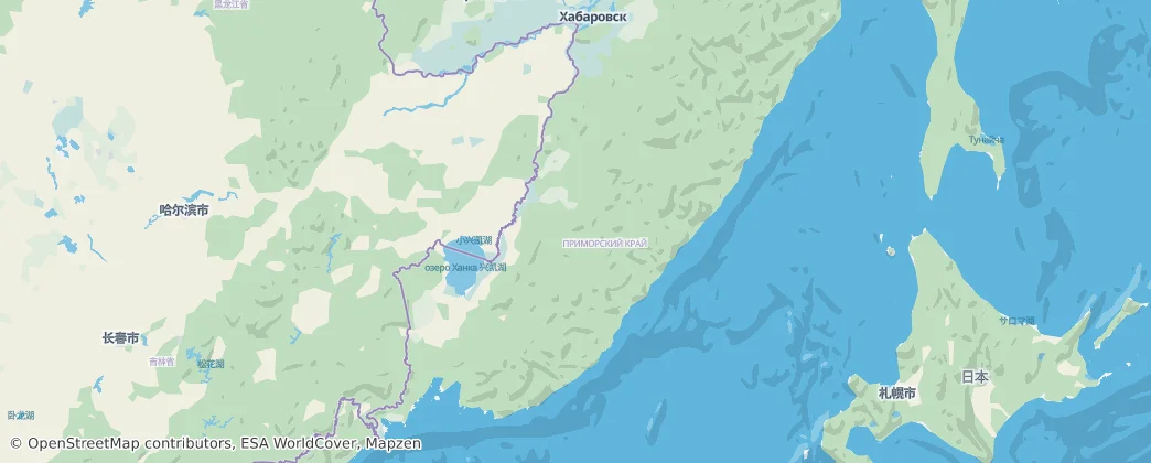 Primorie — Mapa