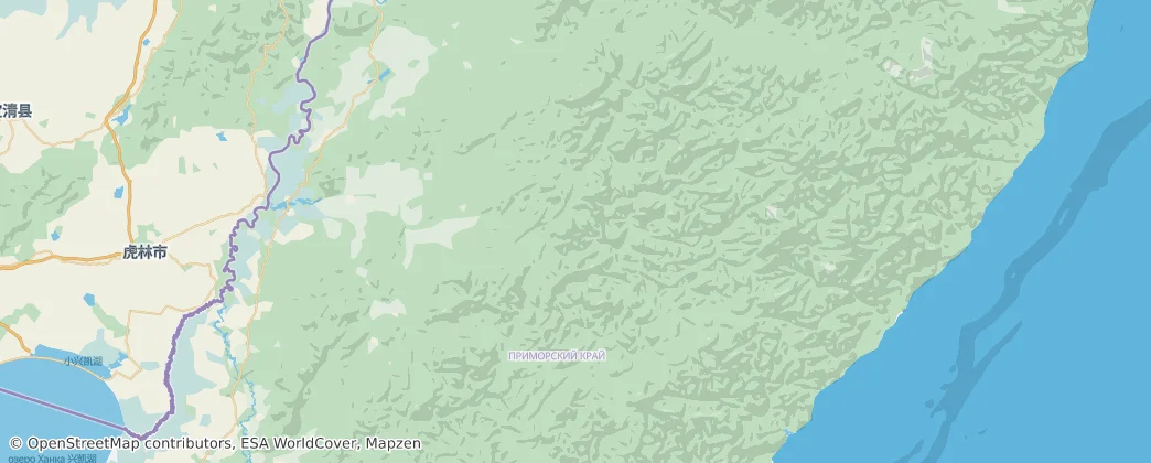 Krasnoarmeysky District, Primorsky Krai — Map