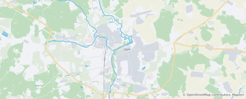 Mappa di Shuya