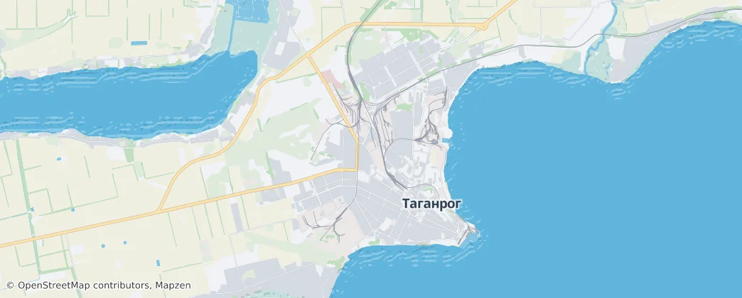 Taganrog City District — mapa