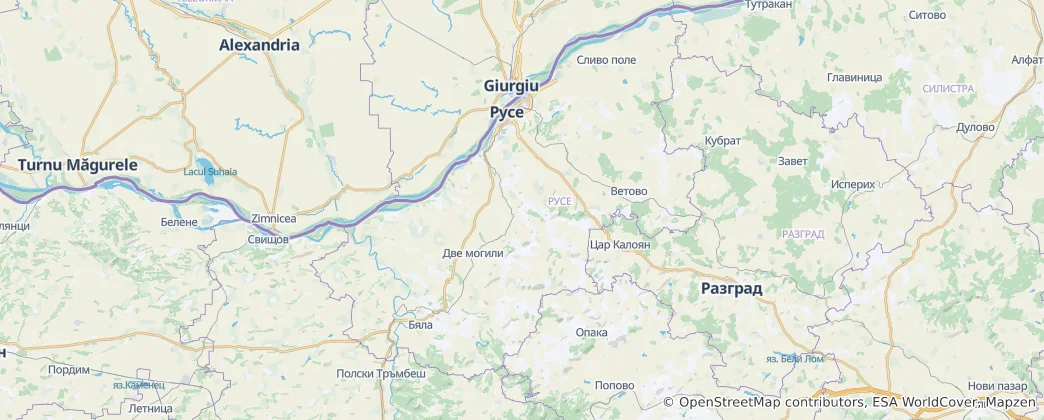 Mapa Ruse
