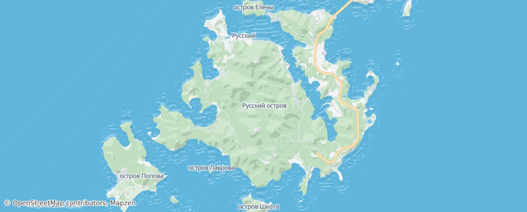 俄罗斯岛 — 地图