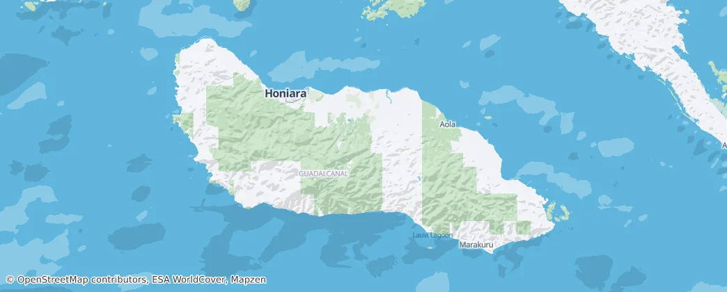 Guadalcanal Island — Map