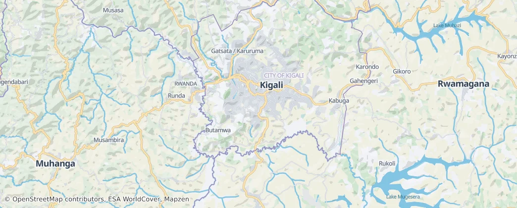 Kigali Province — Map