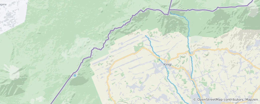 Mapa Kinigi Sector
