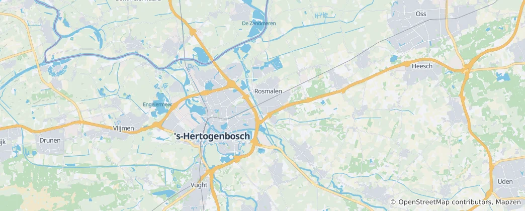 Carte de Bois-le-Duc