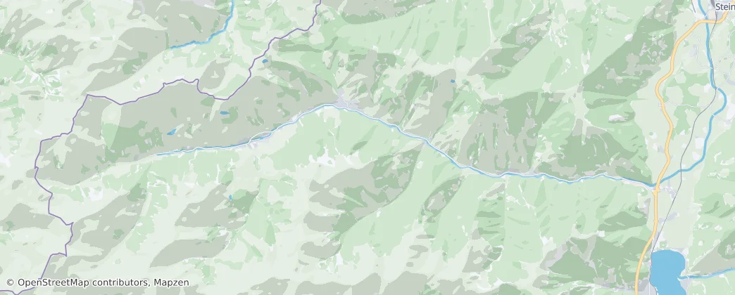 Saalbach — mapa