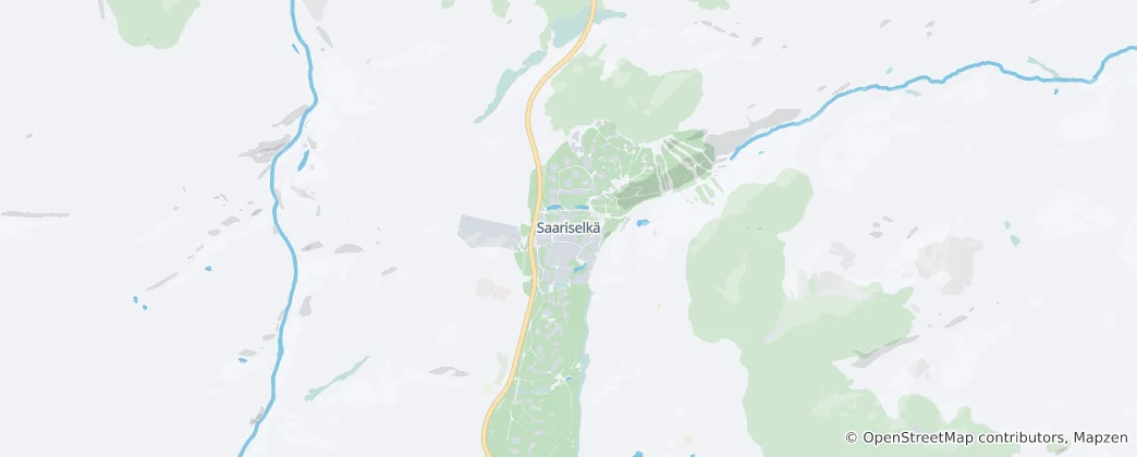Mapa Saariselkä