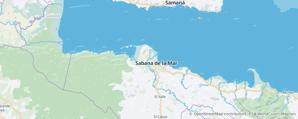 Mappa di Sabana de la Mar