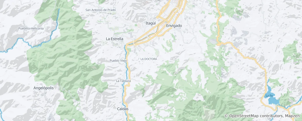 Map of Sabaneta