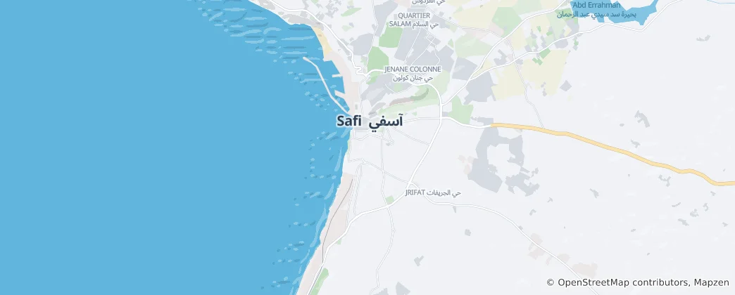 Map of Safi