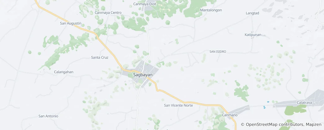 Map of Sagbayan