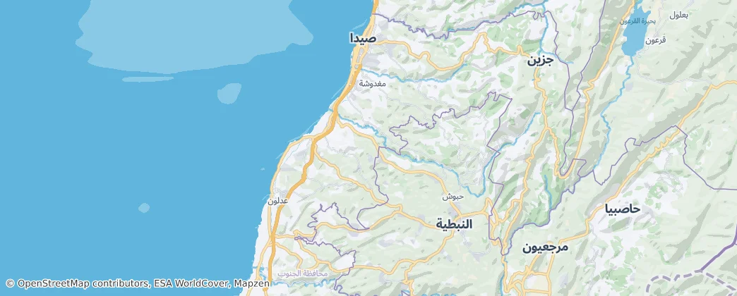 Saida — Map