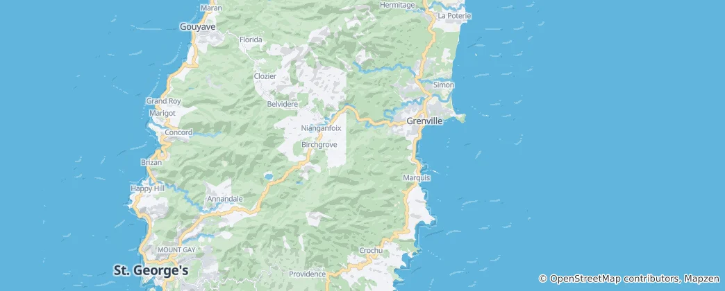 Map of Saint Andrew Parish