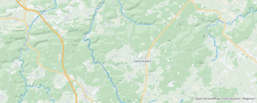 Mappa di Saint-Hubert