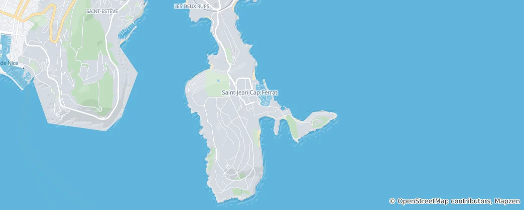 Map of Saint-Jean-Cap-Ferrat