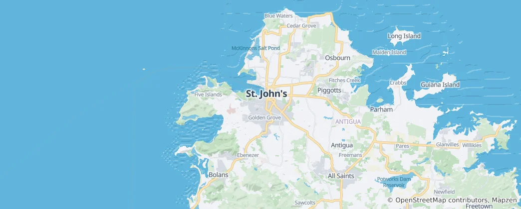 Map of Saint John
