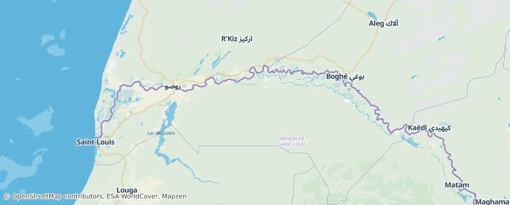 Saint-Louis — Map