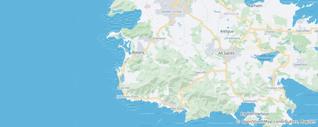 Map of Saint Mary