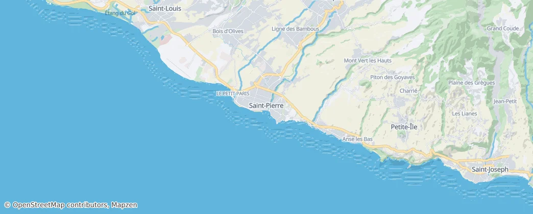 Saint-Pierre — Map