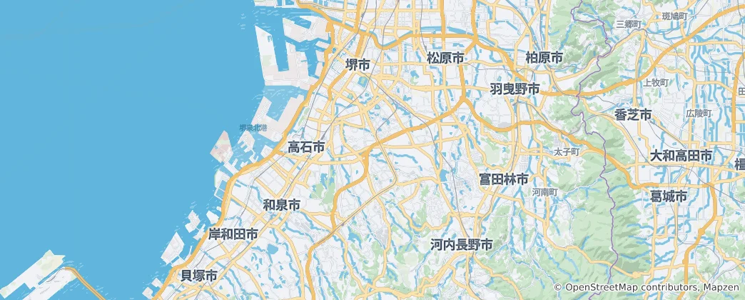 Map of Sakai