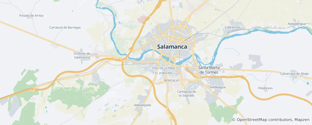 Mapa Salamanca