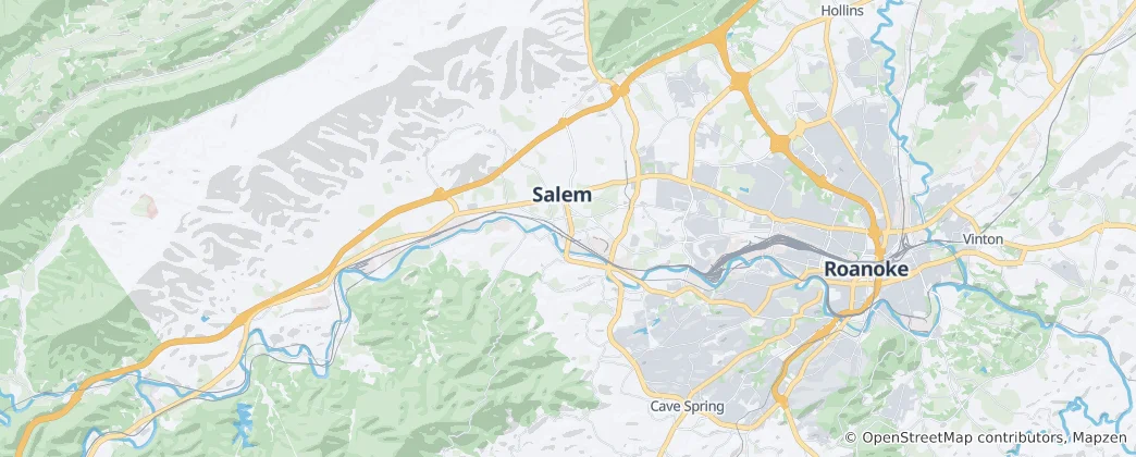 Map of Salem
