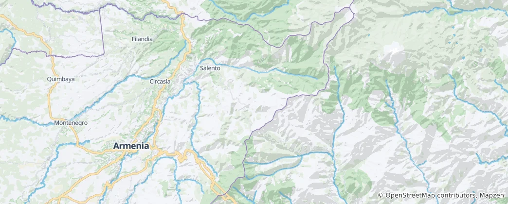 Mapa Salento