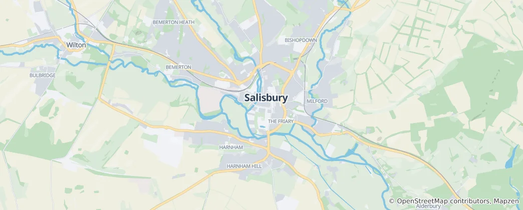 Map of Salisbury