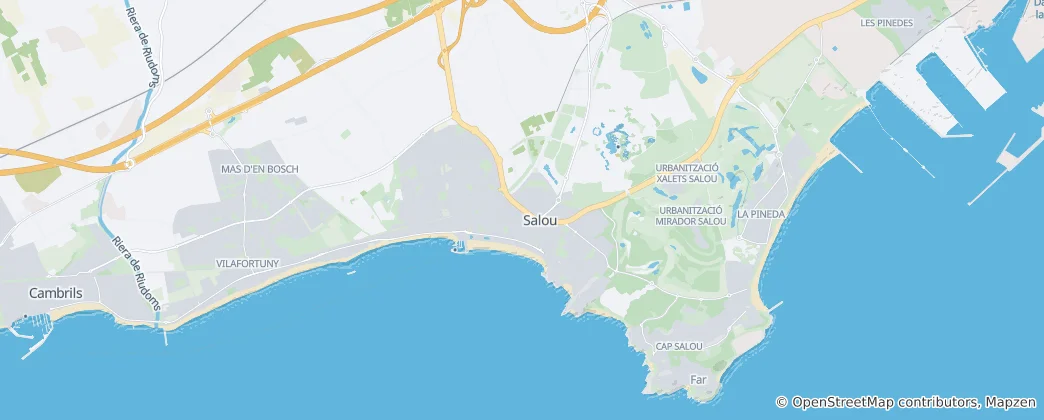 Map of Salou
