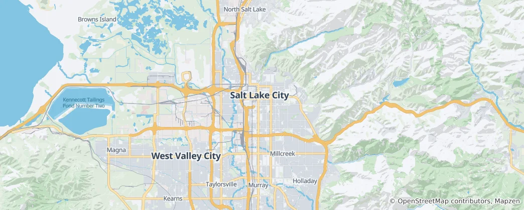 Mappa di Salt Lake City