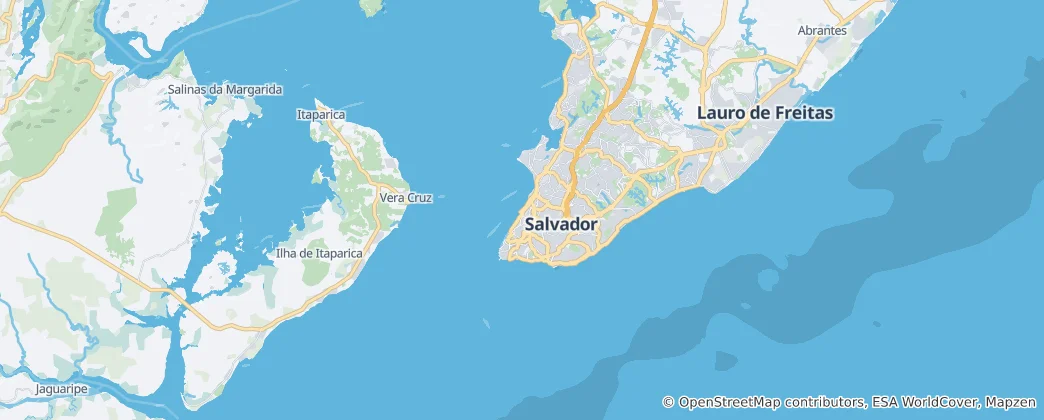 Map of Salvador