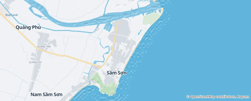 Mapa Sam Son