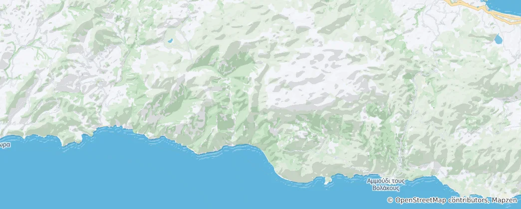 Carte de Gorges de Samaria