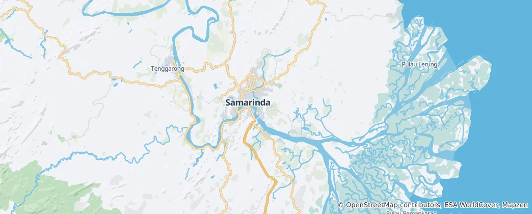 Mapa Samarinda