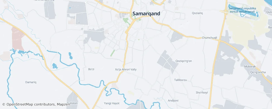 Samarkand city — 地图