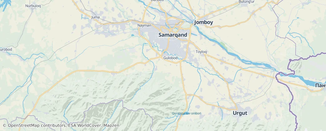 Samarkand — Map