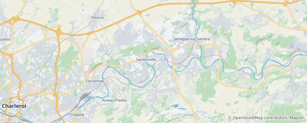 Map of Sambreville