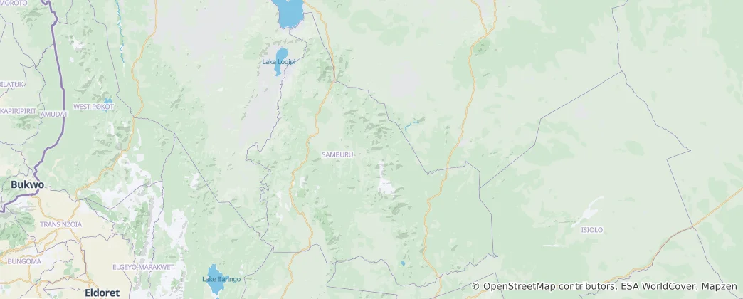 Map of Samburu County