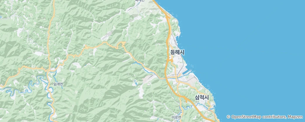 Mapa Samcheok
