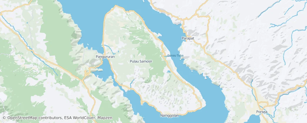 Karte von Samosir
