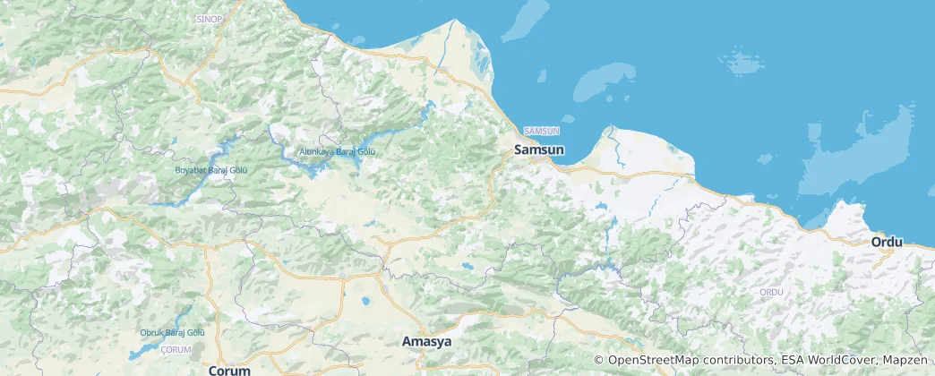 Karte von Samsun