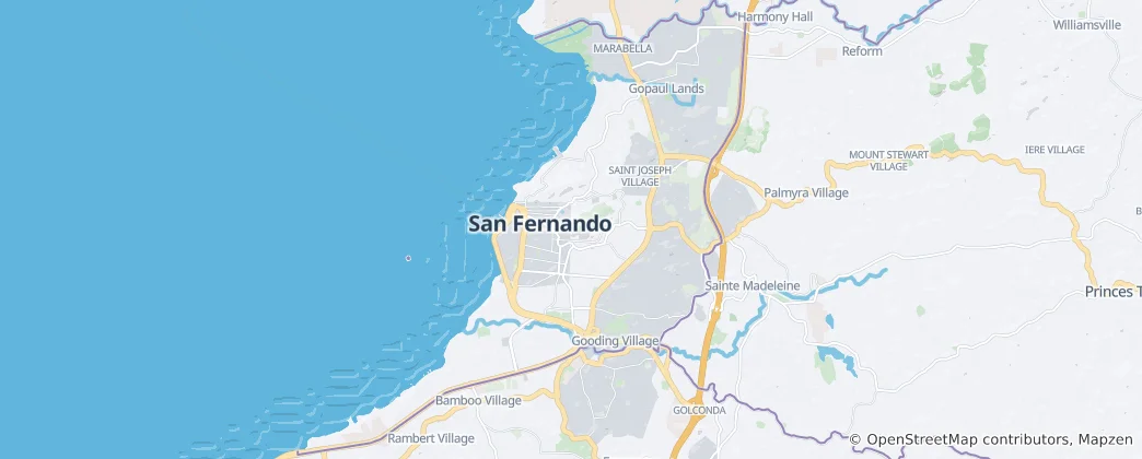 Map of San Fernando