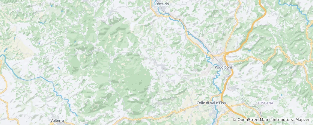 Mapa De San Gimignano