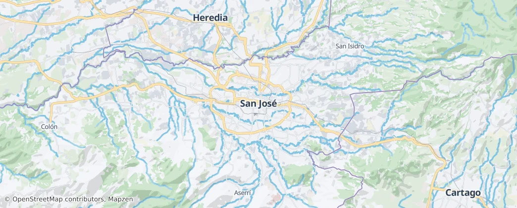 Mapa San José