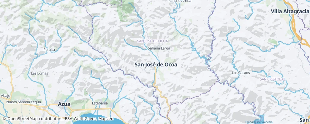 San José de Ocoa – Mapa