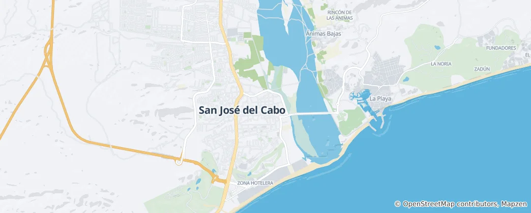 Map of San Jose del Cabo